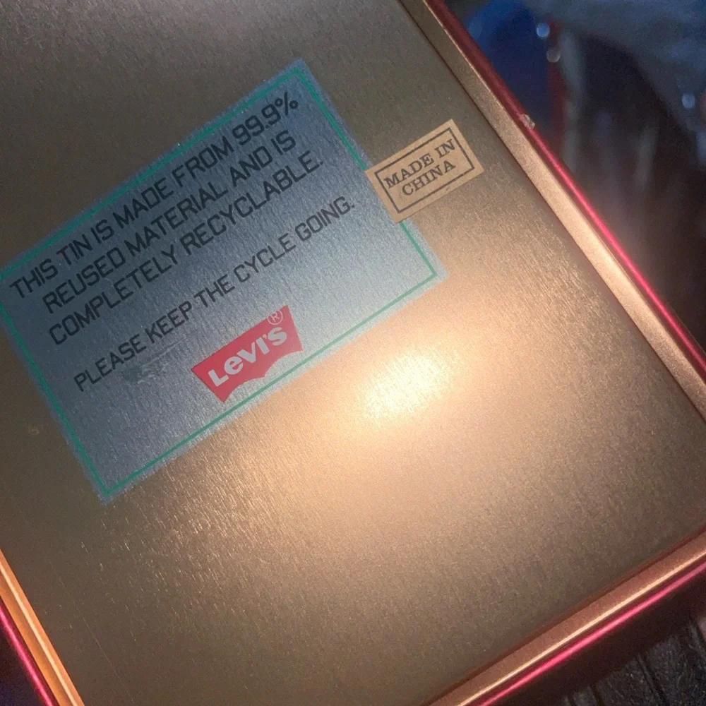 Nwt Levi’s Men’s Black Leather Wallet Magnetic W License Protection Clear W Box